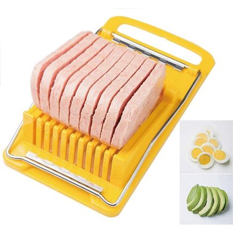 Perfekter Schneider: Ideal für Spam, Aufschnitt und gekochte Eier