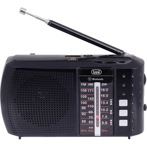 TREVI Radio Portatile Multibanda Wireless Usb Micro Sd Trevi Ra 7F20 Bt Nero (1/4)