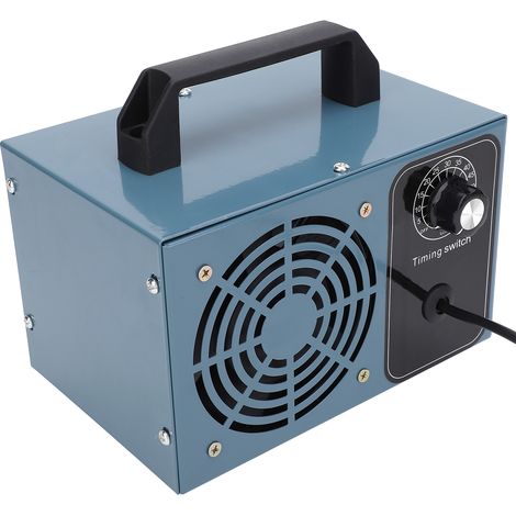 Tragbarer Ozongenerator (5 g/h), blauer Luftreiniger für Zuhause, Timer, 220-V-EU-Stecker, Raumluftreiniger (1/5)