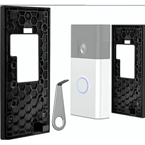 Support de sonnette Ring, support autocollant sans perçage pour la nouvelle sonnette vidéo à batterie, support adhésif pour sonnette de caméra Ring, accessoires de sonnette (1/5)