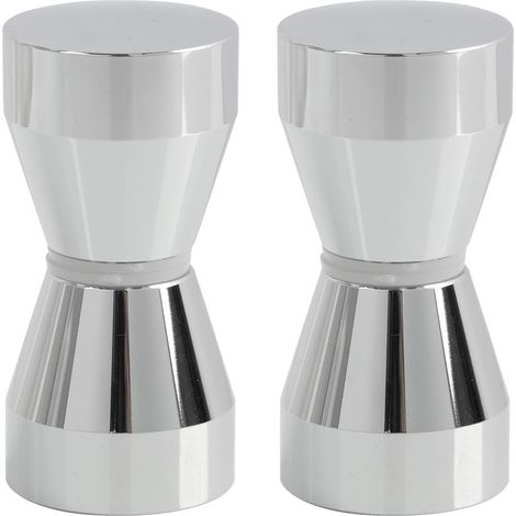2Pcs Poignée de Porte en Verre en Alliage d'Aluminium, Poignet de Porte Coulissante, Poignée de Porte de Douche, Pièces de Rechange pour Cabine de Douche, Salle de Bain et Cuisine Bureau Hôtel (1/5)