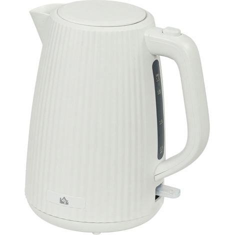 Hervidor Eléctrico 1,7L 2200W con Filtro Antical Desmontable Apagado Automático Base Giratoria 360° Crema