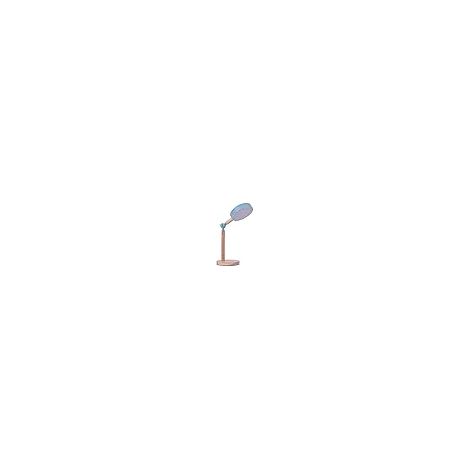 BEL AIR HOME - Lampe Flexo de Bureau LUPPA - Lumière LED 12+12W - Bois et Métal - Design Moderne et Elégant pour Bureaux et Bureaux de Home - Hauteur de 48 cm (BLEU)