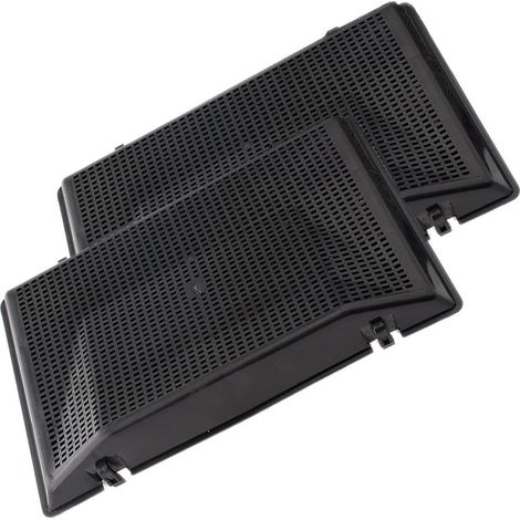 Set von 2 Holzkohlefiltern Typ 37 (28,5 x 17,5 x 4 cm) für Whirlpool, IKEA, Faure, Ariston Hotpoint, Fagor, Sprung