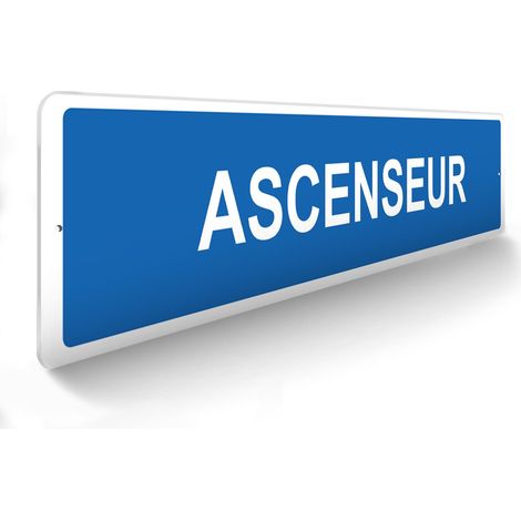 Panneau de signalisation pour parking · Ascenseur -  48 x 10 cm (1/5)