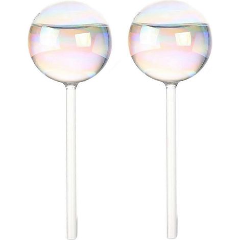 Globes d'arrosage automatique Weeks Extra Plant, ampoules d'eau en verre clair pour plantes d'intérieur, système d'arrosage pendant les vacances (1/4)