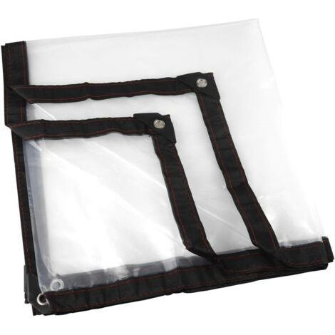 Bâche Transparente, Jardin Clair Bâche étanche Anti-Gel Film Anti-Pluie Film Isolant Auvent PE Couvercle en Plastique (2 2m)