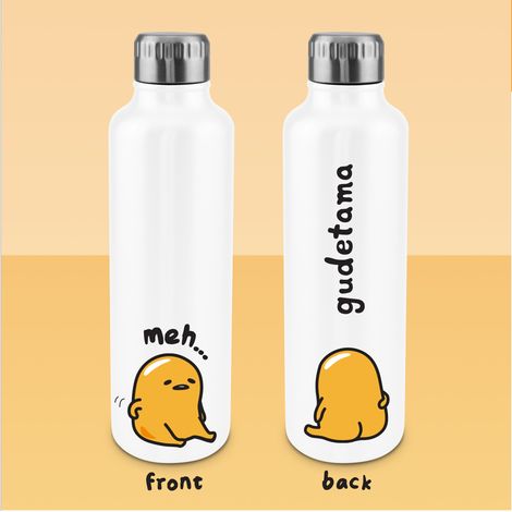 GUDETAMA - BOUTEILLE D'EAU EN MÉTAL 500ML PALADONE PP13291GUD (1/2)