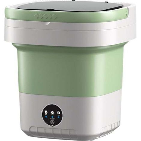 Machine à laver portable, mini machine à laver pliable de grande capacité améliorée de 12 L, petite laveuse pour vêtements de bébé, sous-vêtements ou petits articles, dortoir, blanchisserie de voyage (1/4)