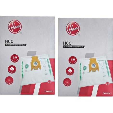 2 SCATOLE PER  8 SACCHETTI ASPIRAPOLVERE HOOVER SENSORY FREEMOT ORIGINALI H 60 (1/2)