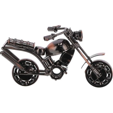 Décoration maison moto innovante, modèle miniature pour salon bureau, artisanat ornemental.