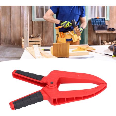 Serre-joint à ressort à longue bouche pour le travail du bois, serre-joint à fixation rapide avec pointe effilée, gorge profonde, serre-joint en forme de A et serre-joint pour panneaux en plastique. (1/5)