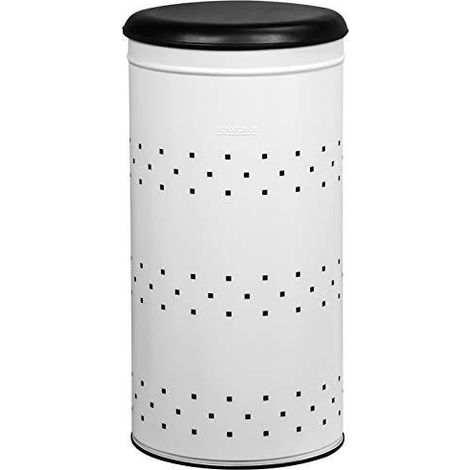 Rossignol Lina cesta per la biancheria bianca 45 L design contemporaneo