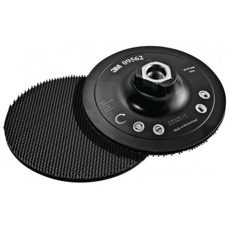 Plateau-support Scotch Brite DH-AC D. 125 mm M14 autoagrippant 3M