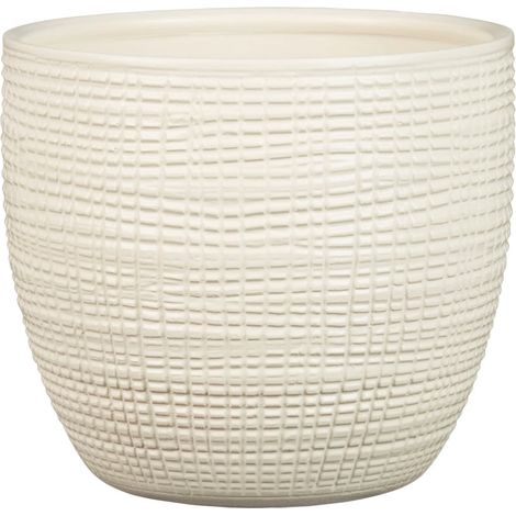 Scheurich Übertopf Serie 866 Ø 14 x 12,2 cm creme Blumentöpfe & Übertöpfe (1/2)