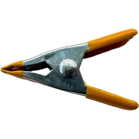 Pince bois 2" acier galvanisé orange, pour bricolage et maison (1/5)