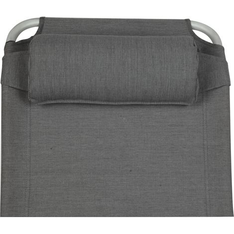 Repose tête amovible pour fauteuils Eco, Confort et Confort Maxi BAYA SUN Coloris - Gris baya (1/2)