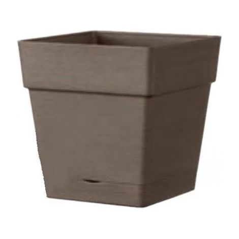 vaso da giardino "casetta save" color cammello, 17 cm