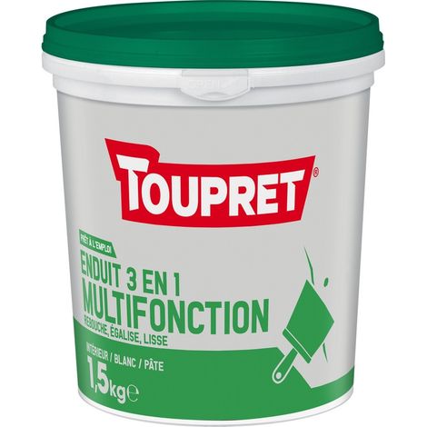 Enduit Toupret 3en1 Pâte Enduit Multifonctions Rebouche, Dégrossit, Lisse - Toupret