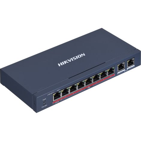 Switch PoE - 8 ports - DS-3E0310HP-E - Hikvision (1/5)