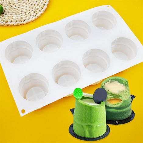 moule  Gteau Mousse En Bambou Diy Dessert Franais Moule  Ptisserie En Silicone Pltre Moule  Bougie Aroma (1/5)