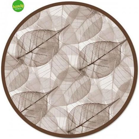Sottopiatto Lupia Foglie Marroni Ø 32cm