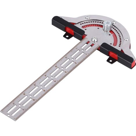 10-Zoll-Winkelmesser aus Edelstahl mit Skala für Zimmerleute und Handwerker (1/5)