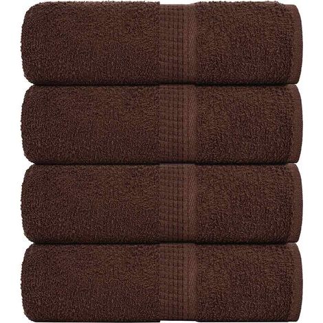 Lave-linge FROGN 4 pcs. Brun 30x30 cm 360 g/m² (1/5)