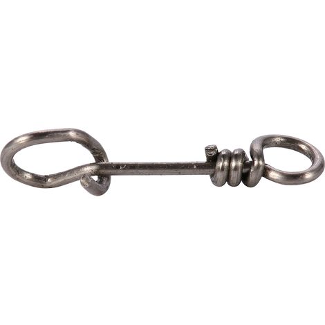 50 pièces robustes en acier inoxydable clips de connexion rapide accessoire de pêche (3) (1/5)