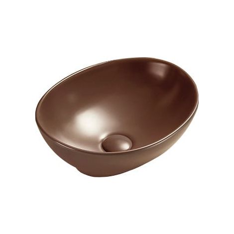 Mexen Elza Aufsatzwaschbecken 40 x 33 cm, Braun matt - 21014068 (1/2)