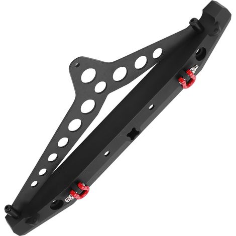 Pare-chocs arrière en alliage d'aluminium avec feux LED pour voiture RC 1/10 / Axial SCX10 II 90046 (1/5)