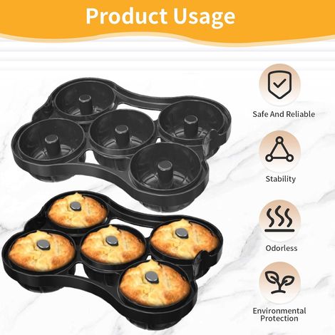 Donut-Formen (2er-Set) für Ninja Heißluftfritteusen AF300EU, AF400EU, AF451EU, SL400EU und AF500EU