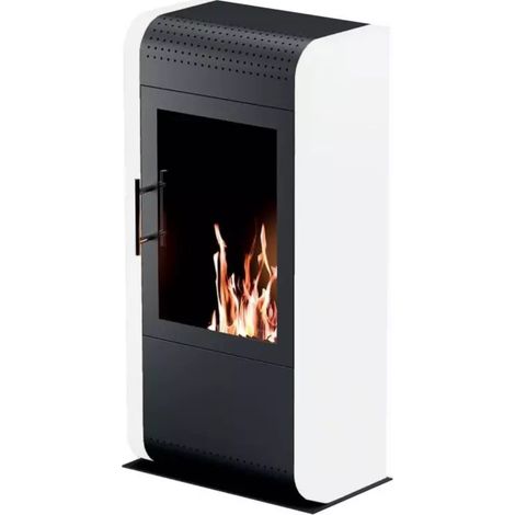 biocamino da pavimento tecno air system "ruby modello giga" bianco, 3 kw (1/4)