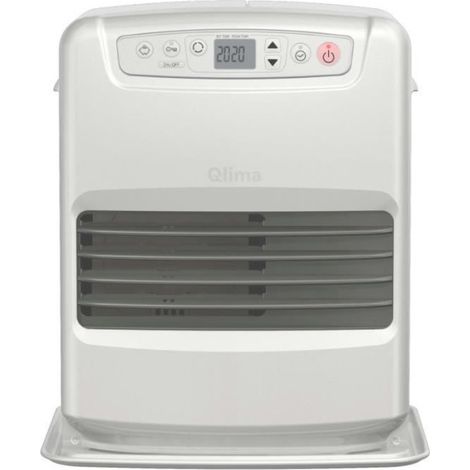 Qlima – Poêle à pétrole électronique 3,1 kW – Système anti-odeur – Régulation température – Capacité 5L pour volume 120m3 – Fonction hors-gel