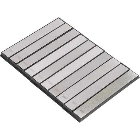 Schleifsteine in Stangenform, 10er-Set, Messerschleifsteine, Polier- und Schärfset, verschiedene Körnungen, für Pflege und Finish (1/5)