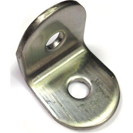 Angle Bracket - Rounded 25x3 mm T316 (A4) Stainless Steel 7 mm holes