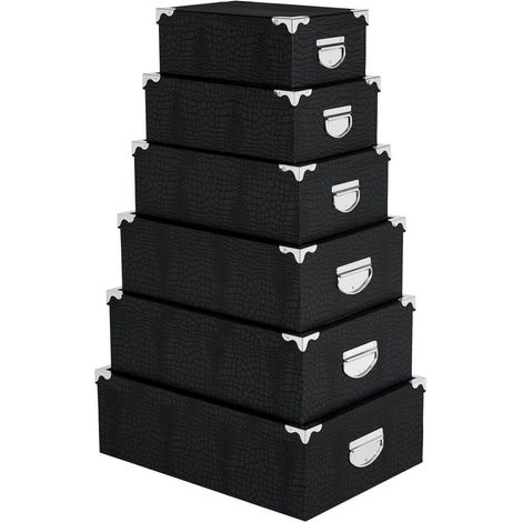 Set aus 6 krokodilkästen - 5five