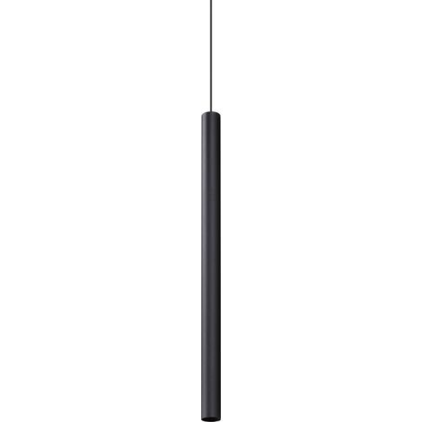 Ideal Lux Sospensione moderna Look 1 luce GU10 nero alluminio vetro