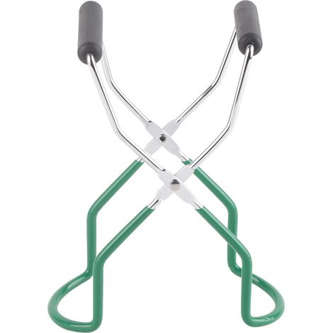 Pince multifonction pour bocaux en acier inoxydable et PP, anti-brûlure, plateau de vaisselle, vert, outil de cuisine