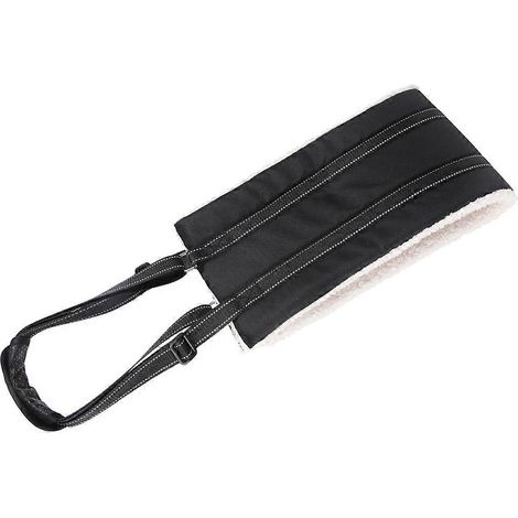 Arnés de elevación para perros, cabestrillo para perros lesionados, para perros grandes, 5 piezas, ajustable, color negro. (1/5)