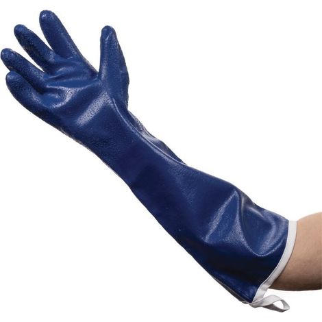 Paire de Gant Anti-Vapeur Bleu SteamGuard 510 mm - Burnguard