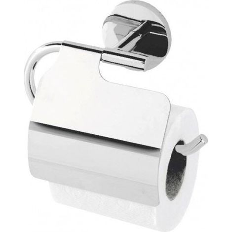 Porte-rouleau en métal chromé BORA