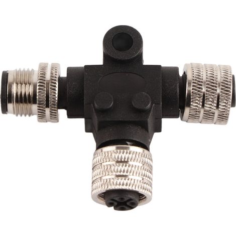 aqxreight Connecteur de Tee pour NMEA 2000 M12 Thread 5 PIN IP67 Convertisseur Marin de L'épreuve de L'eau pour Lowrance NMEA 2000 SIMRAD B G NAVICO Réseaux (1/5)