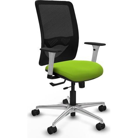 Silla de oficina piqueras y crespo Zulema negro cuero sintético (1/2)