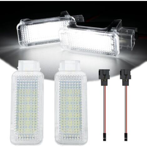 4 luci LED SMD per esterni e interni per Audi A2 A3 A4 S4 A5 A6 A8 Q5 Q7, installazione VW (Plug & Play). (1/4)
