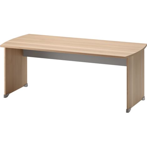 Table bureau pieds panneaux (1/2)