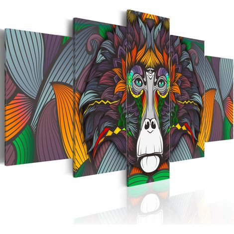Quadro - Philosopher of the Jungle - 100x50 (1/4)
