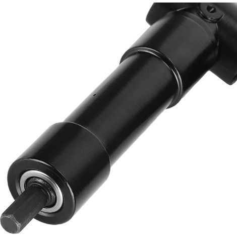 Adaptateur de perçage à angle droit 90 degrés, rallonge de mandrin, outils noirs (1/5)
