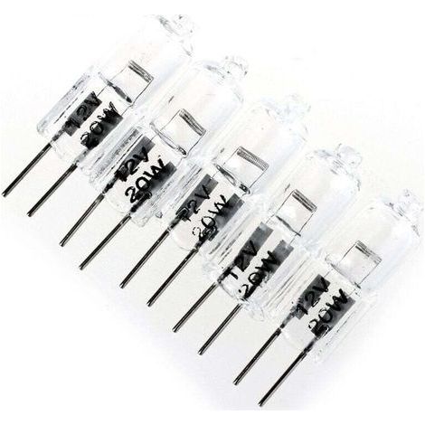 5 X G4 20W 12V Ampoule Halogene Ampoules de Lampe (1/4)
