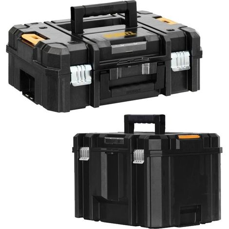 Dewalt DWST1-70703 TStak II + DWST1-71195 TSTAK VI Deep Tool Boxes (1/2)